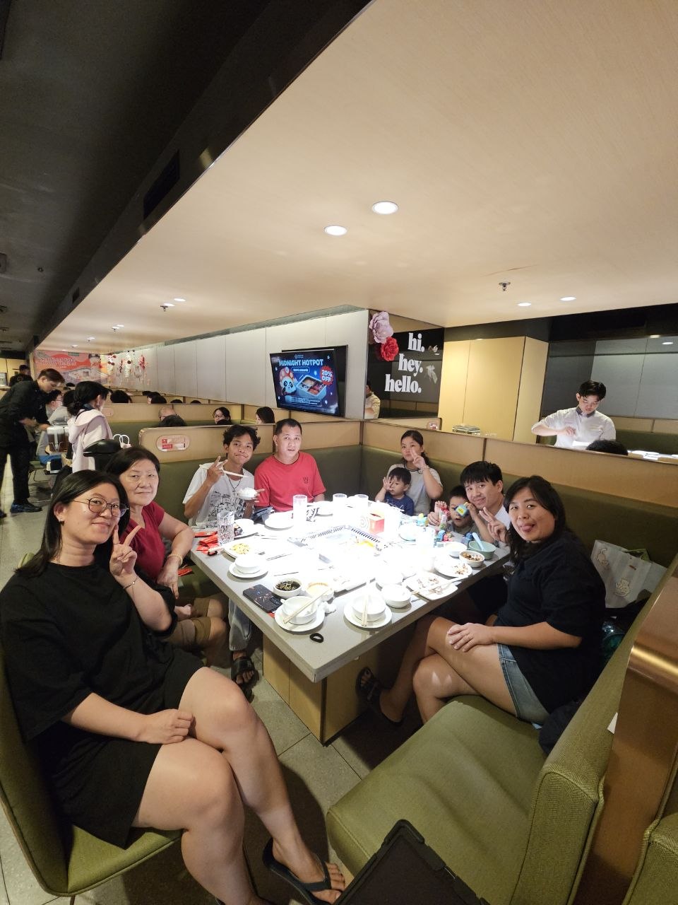 Family dinner together